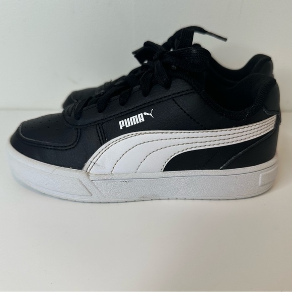 PUMA Unisex-Child Caven Sneaker, Black/White - Picture 2 of 16